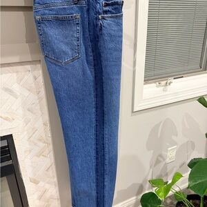 LOFT Two-Tone Blue Denim Jeans
